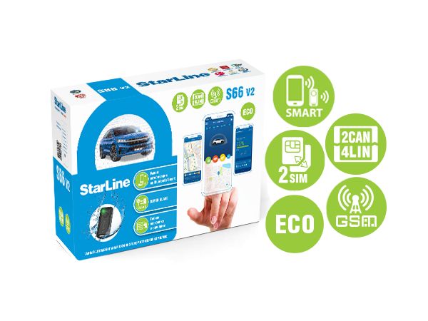 Автосигнализация StarLine S66 v2 ECO