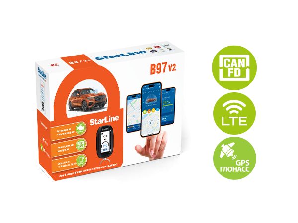 Автосигнализация StarLine B97 V2 3CAN+FD+4LIN LTE GPS